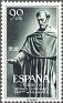 Spain 1953 Salamanca University 90 CTS Dark Green Edifil 1127. Spain 1953 Edifil 1126 Fray Luis Leon. Uploaded by susofe
